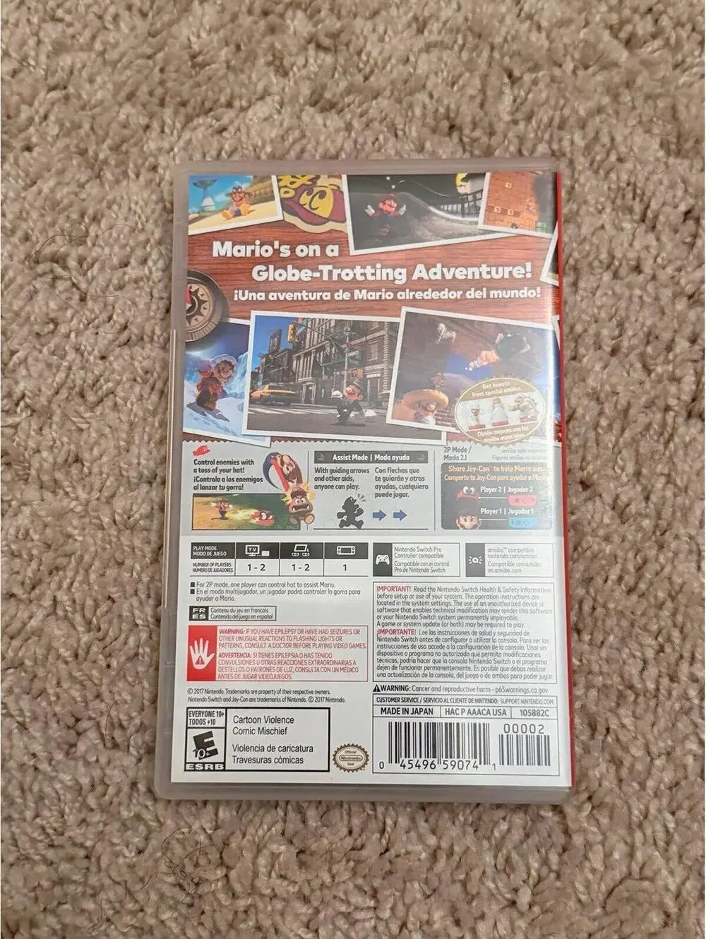 Super Mario Odyssey for Nintendo Switch